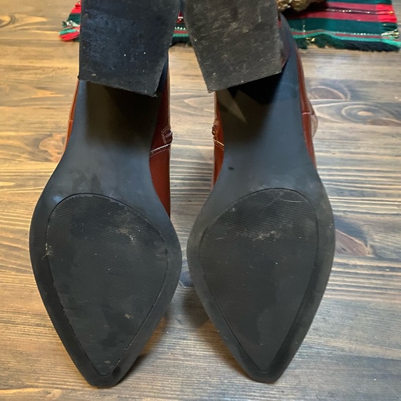 BP. Patent Leather Square Toe Boots - Picture 7 of 9